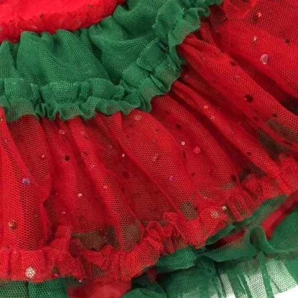 Bundle of 2 Christmas dresses, one Rare Editions size 3T, Emily Rose size 4 - Picture 4 of 8